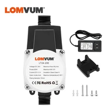 Lomvum bomba d'água, impulsionadora de pressão automotiva, sem escova, 13.5m, 24v, 45w, ip56, para uso doméstico