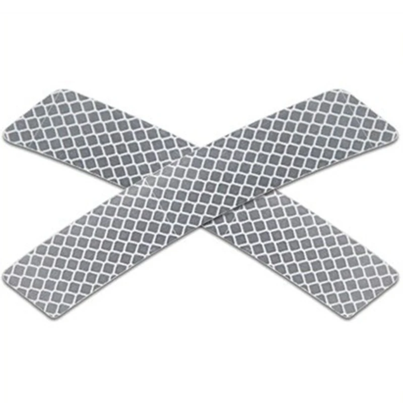 2pcs Auto Car Stickers Wheel Rim Eyebrow Reflective Warning Strip Safety Warning Light Reflector Protective Mark Accessories