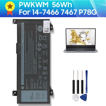 

Authentic Replacement Battery PWKWM For DELL Inspiron14-7466 7467 7000 P78G 7467-D1545B/R D1745B/R 15.2V 56wh