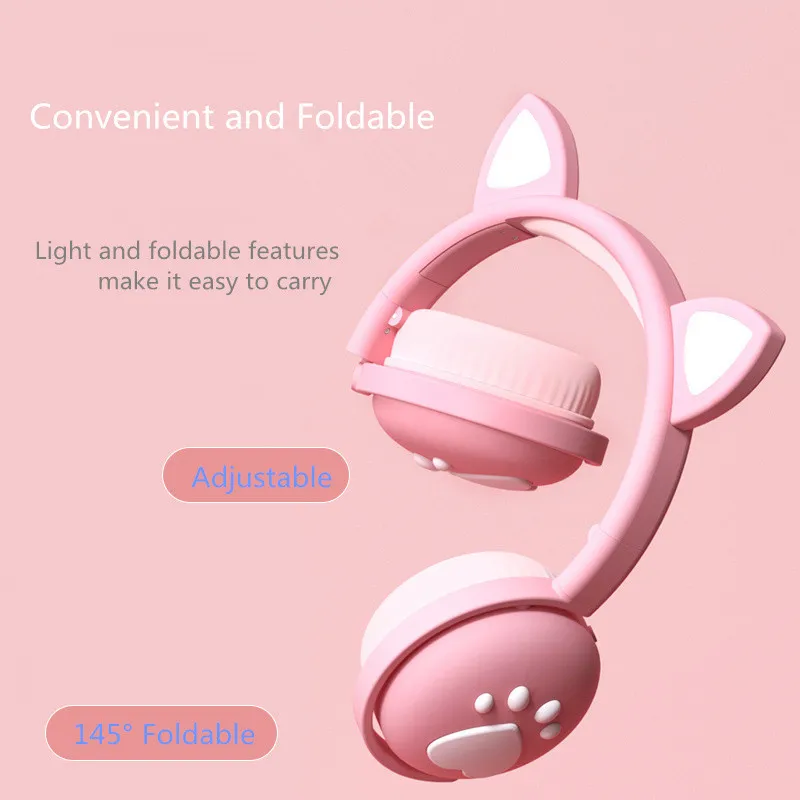 BK1 Bluetooth Headphones glowing cute 