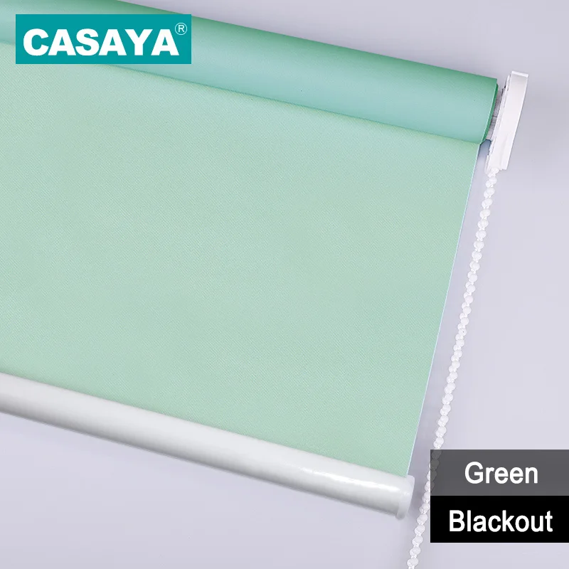 Blackout fruit green Customized Size Daylight/ Blackout Roller Blinds Office Kitchen Bed Room window blinds dark grey white grey - Цвет: Blackout fruit green