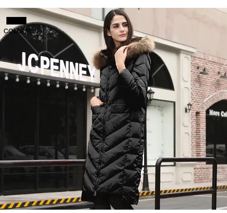 Doudoune epaisse noir rouge bleu морской для женщин и longues секций manteaux pour femmes