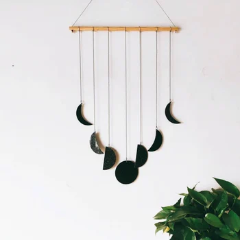 

Wall Decor Gift House Warming Moon Phases Decorative Garland Backdrop Living Room Elegant Hanging Ornament Party Home Office