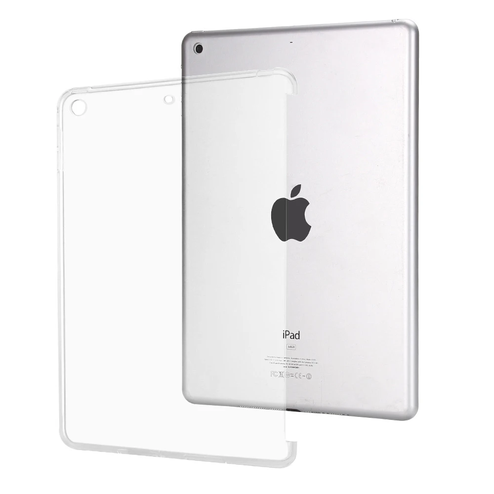 Redlai чехол для нового iPad 10,2 чехол, прозрачные силиконовые противоударные Чехлы для iPad 7-го поколения 10,2 дюймов задняя крышка