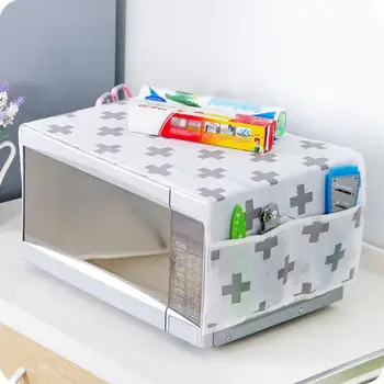 

Accessories Double Pockets Dust Covers Cover Microwave Oven Hood Kitchen soft wear-resistant, -oil dust