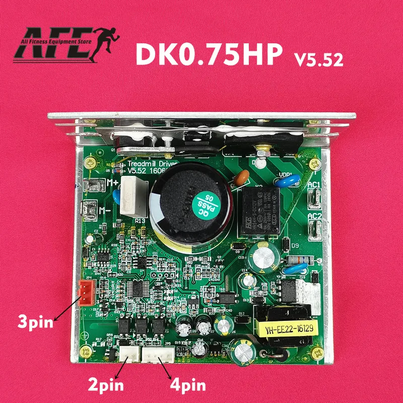 V5.52 160628 контроллер платы драйвера беговой дорожки DK0.75HP для машины DK city скорость