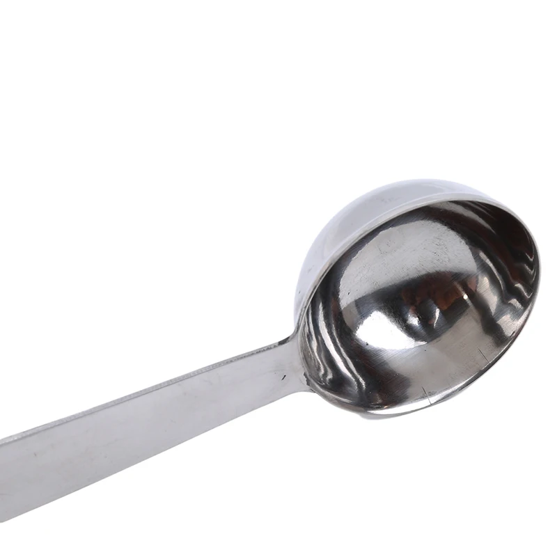 14CM Length Metal Measuring Spoon Coffee Scoop Thicken Stainless Steel Smooth Long Handle Tablespoon Kitchen Bar Tools