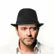 Новая шляпа мужская женская имитация шерсти зимние женские фетровые шляпы Мужская мода черный топ джаз шляпа аксессуары Подарки для папы