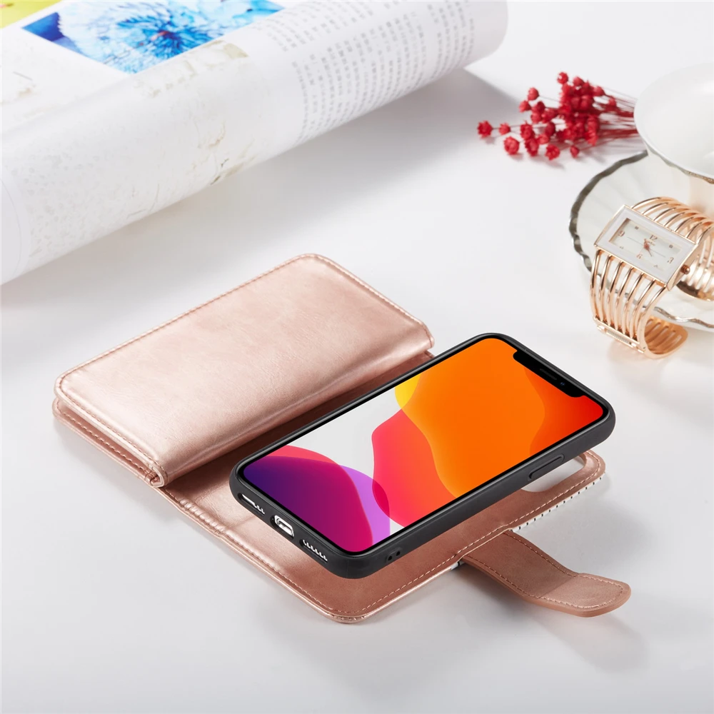 iPhone 11 白金 撞色皮套 (6)