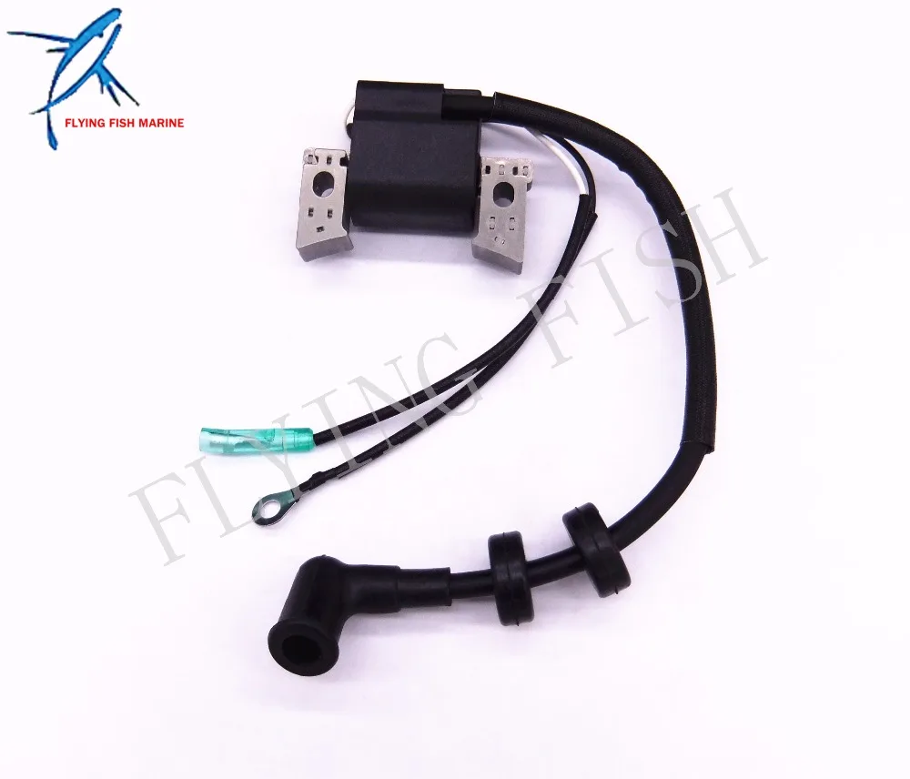 6BX-85571-00 Катушка зажигания в сборе с интерактивного компакт-диска для Yamaha подвесной F4L F4B F4S F5A F6L F6S F6C 4-х тактный