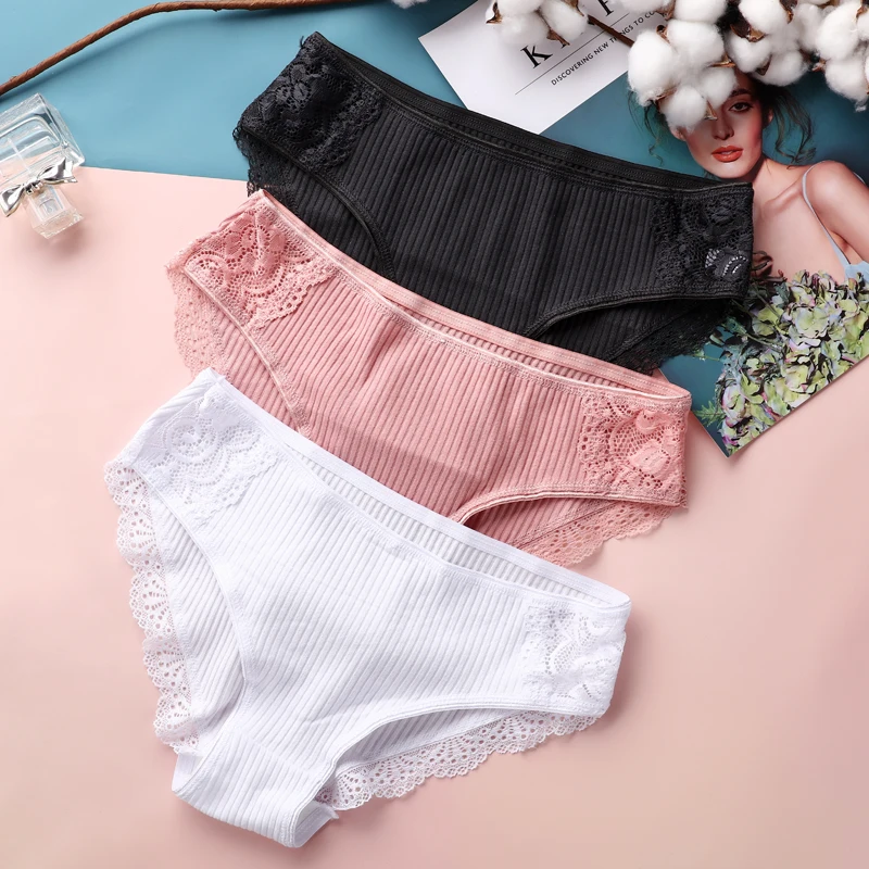 Пикантные брифы VDOGRIR кружевное нижнее белье бесшовные сексуальные трусики