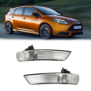 

Auto Left Right Side Mirror Blinker Turn Signal Light Cover No Bulb for Ford Focus 2012-2018 C-Max 2015-2018 US Model