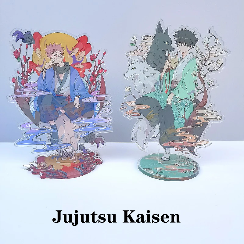 2021 аниме juютсу Kaisen Gojo Satoru Fushiguro Megumi акриловая фигурка BL подставка модель пластина