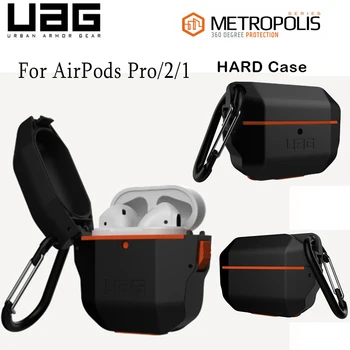 

UAG Outdoor Tough Rugged waterproof headset Cover Hard Earphone Case for Apple AirPods Pro AirPods 1/2 UAG AirPods Case