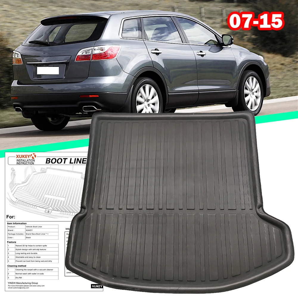 For Mazda Cx9 Cx9 2007 2015 Heavy Duty Rear Cargo Floor Mat Boot
