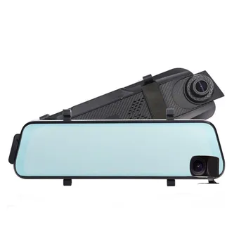 

10 inches Touch Screen 1080P Car DVR Stream Media Dash Camera Dual Lens Video Recorder Rearview Mirror 1080p Rear Camera