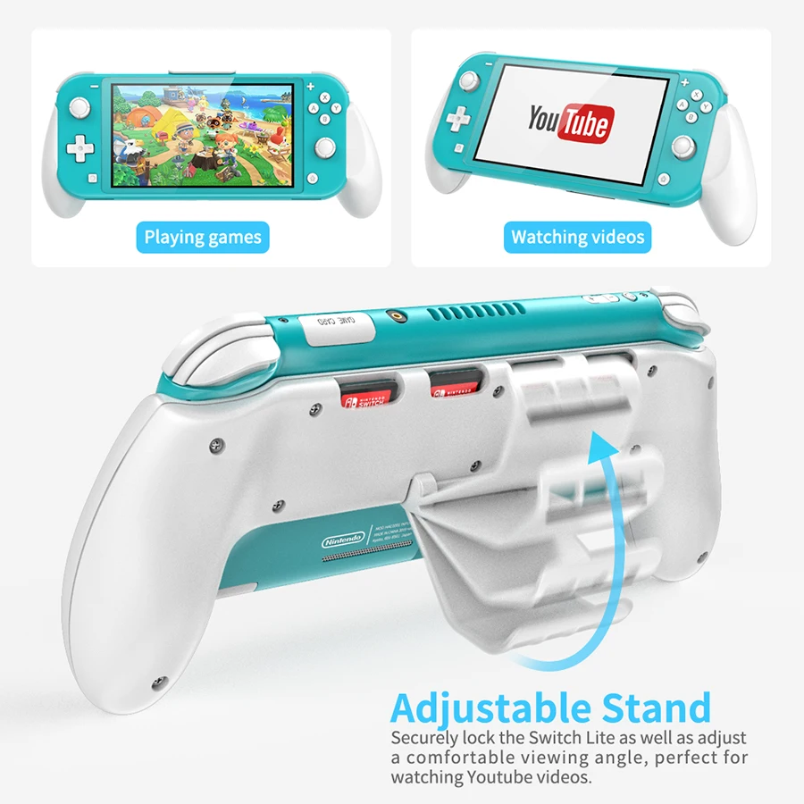 OIVO для Nintendo Switch Lite Ручка Стенд держатель Асимметричный контроллер открытка колес