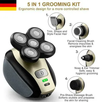 

5 In 1 Professional Hair Clipper for Men Rechargeable electric razor 5 in 1 Hair Trimmer hair cutting machine beard trimer