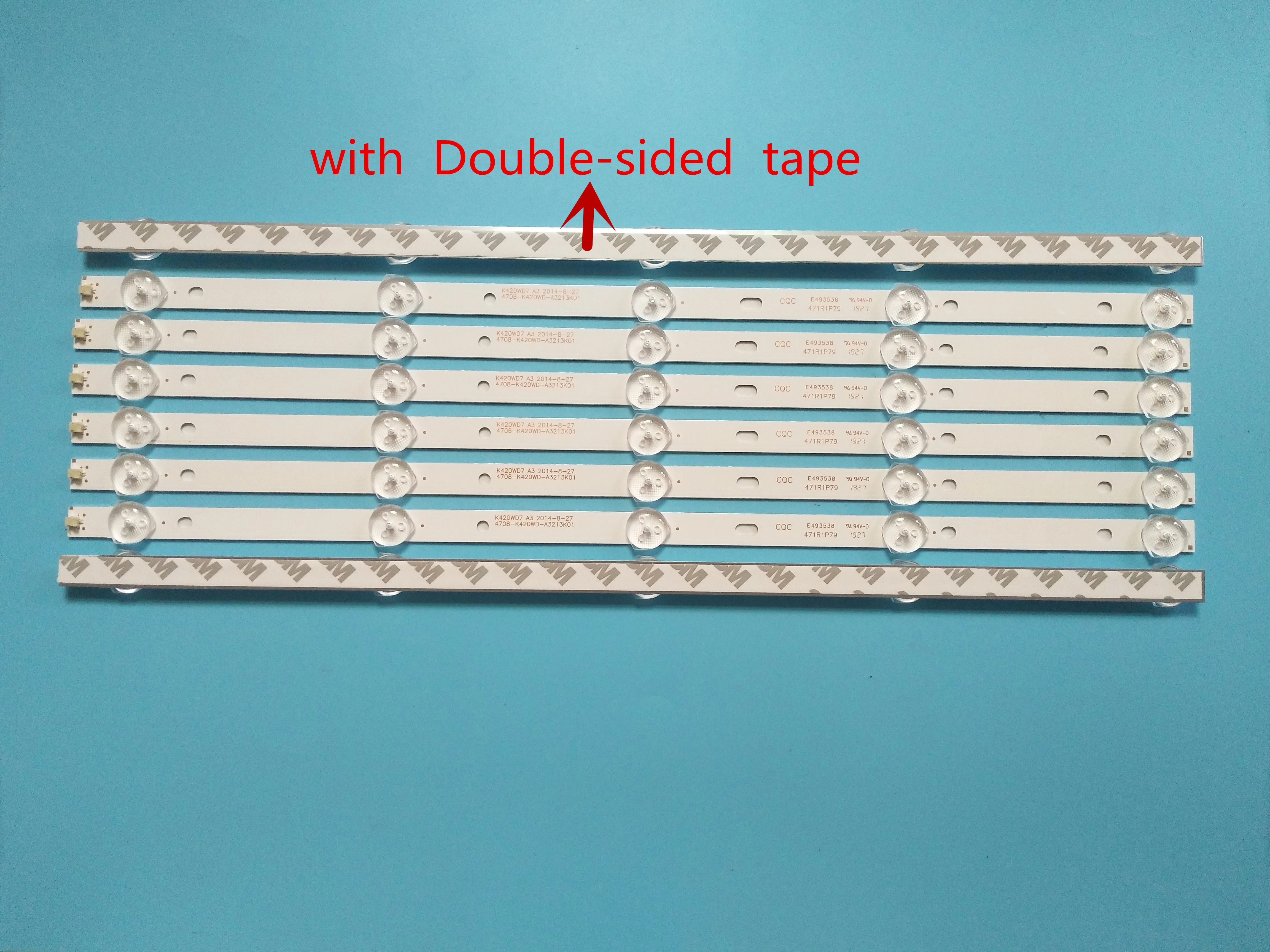 

TV Lamps Kit LED Backlight Strips For Philips 43PFF5459 42PUF6052 LED Bars 4708-K420WD-A3213K01Bands Rulers K420WD7 A3 2014-8-27