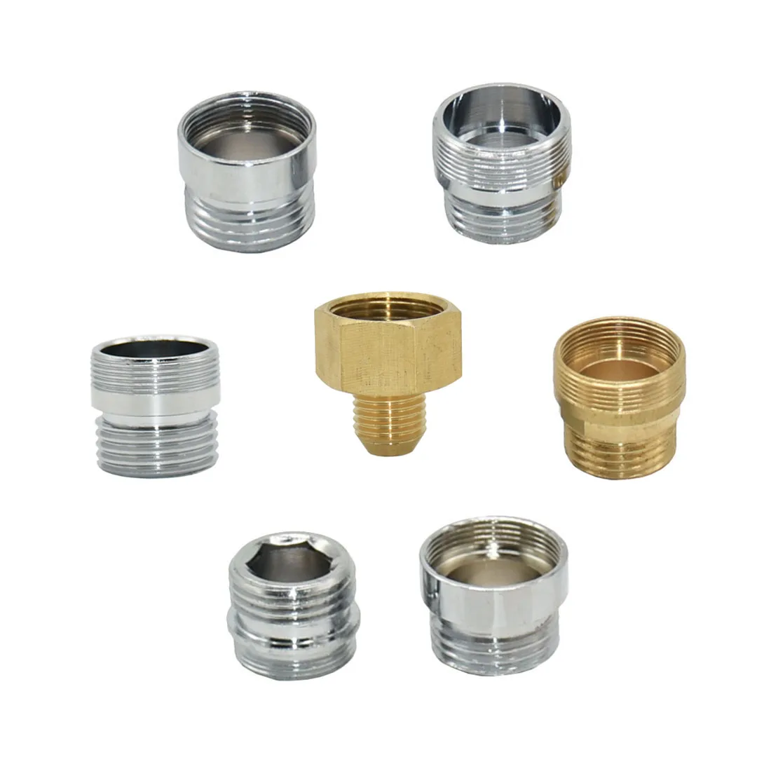 Messing 1/2 "Zu M22 M24 M14 M20 Gewinde Stecker Garten Haushalt Wasserhahn Adapter Durable Joint Koppler Armaturen 1PC