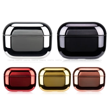 

Electroplate Earphone Case For AirPod Pro 2019 Hard PC Bluetooth Protective Case Cover Charging Box For Apple Airpods 3 Accessor