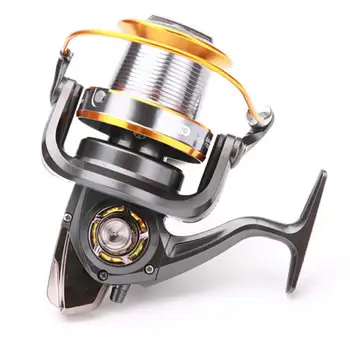 

Durable Metal 12+1BB 5.2:1 Sea Fishing Spool Gear Spinning Wheel Fishing Reel Luya Fishing wheel Rock fishing Accessories