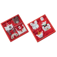 4 пары детских носков с героями мультфильмов фоне рисунка «Счастливого Рождества» носки для малышей; комплект Для женщин зимние милые хлопковые носки Hipster унисекс высокие носки, подарок на Рождество коробка Sox