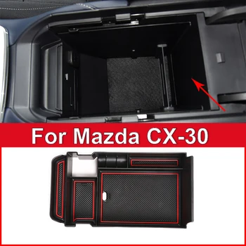 

Car Accessories Armrest Storage Box For Mazda CX-30 2019-2020 Central Control Auto Interior stying