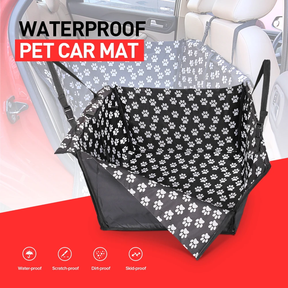 Original Pet Dog Cat Car Rear Back Seat Carrier Cover Portable Pet Dog