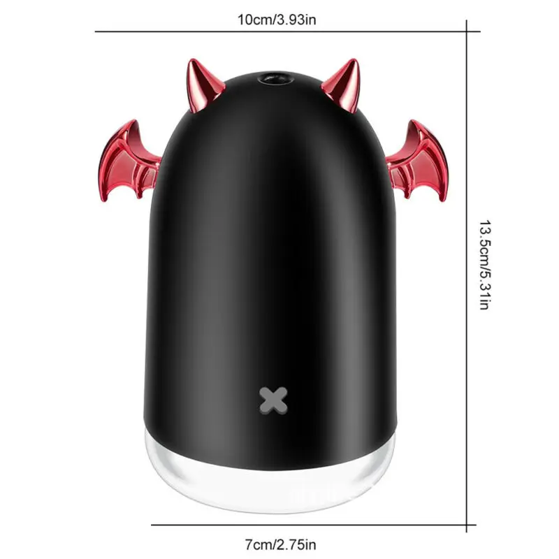 Маленький Дьявол мини-увлажнитель Usb для дома, спальни, офиса, настольного автомобиля