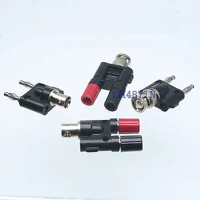 

DHL/EMS 10 LOTS Kit Adapter 4pcs/set BNC to dual banana male female RF connector Test converter -d2