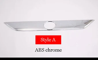Автомобильный Стайлинг для Toyota RAV4 RAV 4 ABS задняя дверь багажника задняя крышка ворота литье декоративная крышка наклейка отделка Аксессуары - Цвет: Style A