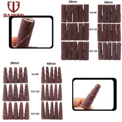 Kit d'assortiment de support de moteur, Mini cône de ponçage, outils abrasifs de forme conique et cylindrique, tige de 1/4 pouces, 1 pièce 