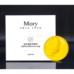 Sophora Ginseng Soap Anti-Fungal Oil Control Soap Face Wash Bath Soap Facial Cleansing Unisex Mites Home Removal Handmade Soap