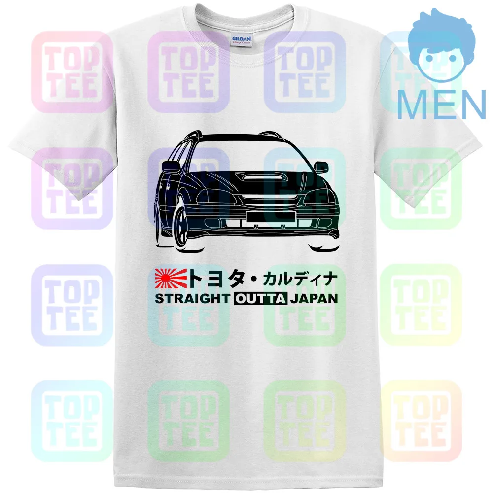 GT-shirt Toyota Caldina GT-T ST215W '97-'99 футболка - Цвет: Белый