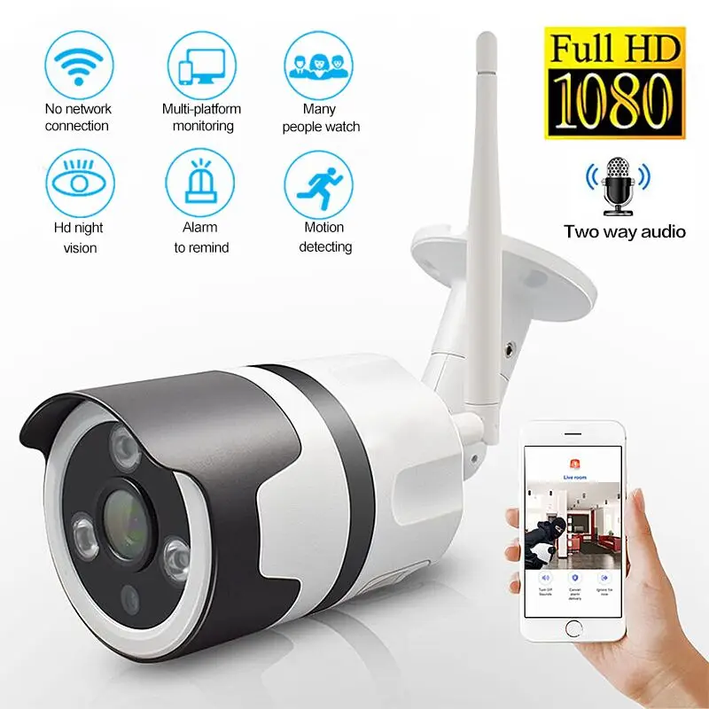 1080P PTZ IP Camera Wifi Outdoor Speed Dome Wireless Wifi Surveillance Camera Two Way Audio Network CCTV Camera outdoor Camera