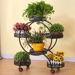 Support pour plantes en fer, plusieurs pots de fleurs, étagère pour jardinières d'intérieur et d'extérieur 