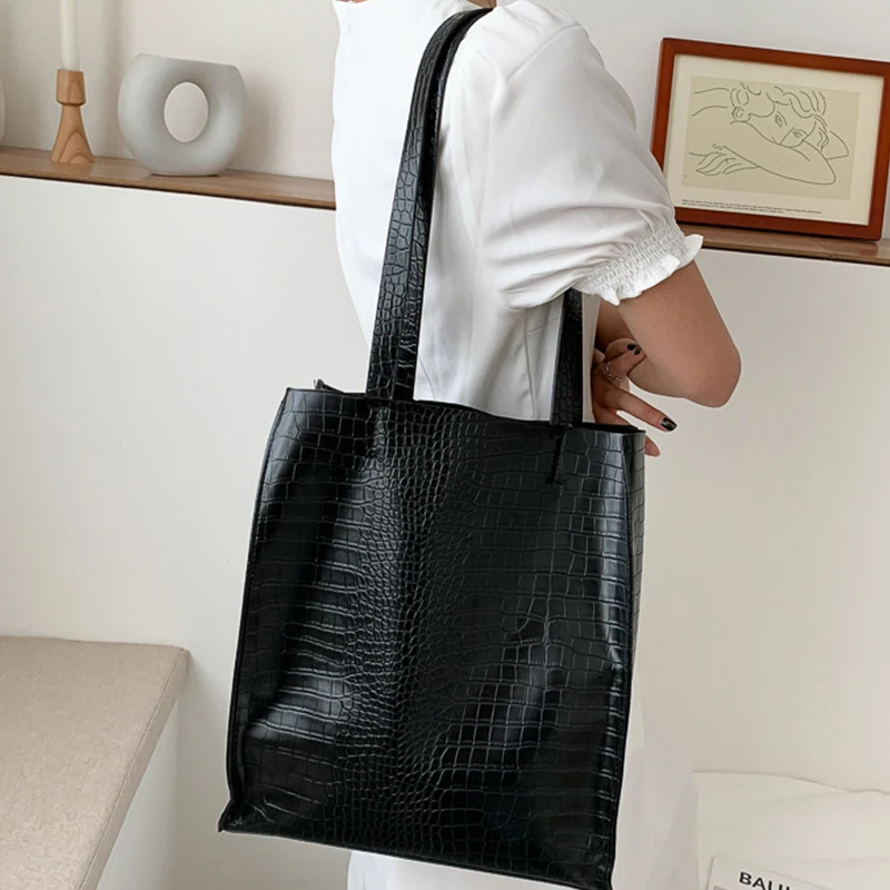 12.5 cm 28.3 32 INSOUR Ladies Leather Tote Bag Top-Handle Handbag Large Capacity Shopping Bag 