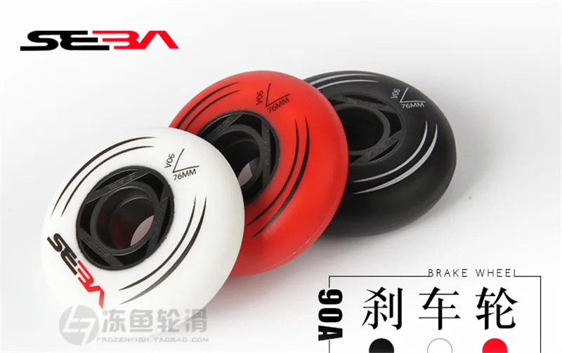 [Размеры 72 мм, 76 мм, 80 мм,] SEBA, подшипники для роликовых Инлайн коньков колеса 85A для слалом и 90A для раздвижные роликовые коньки колеса patines шины 4 шт./компл