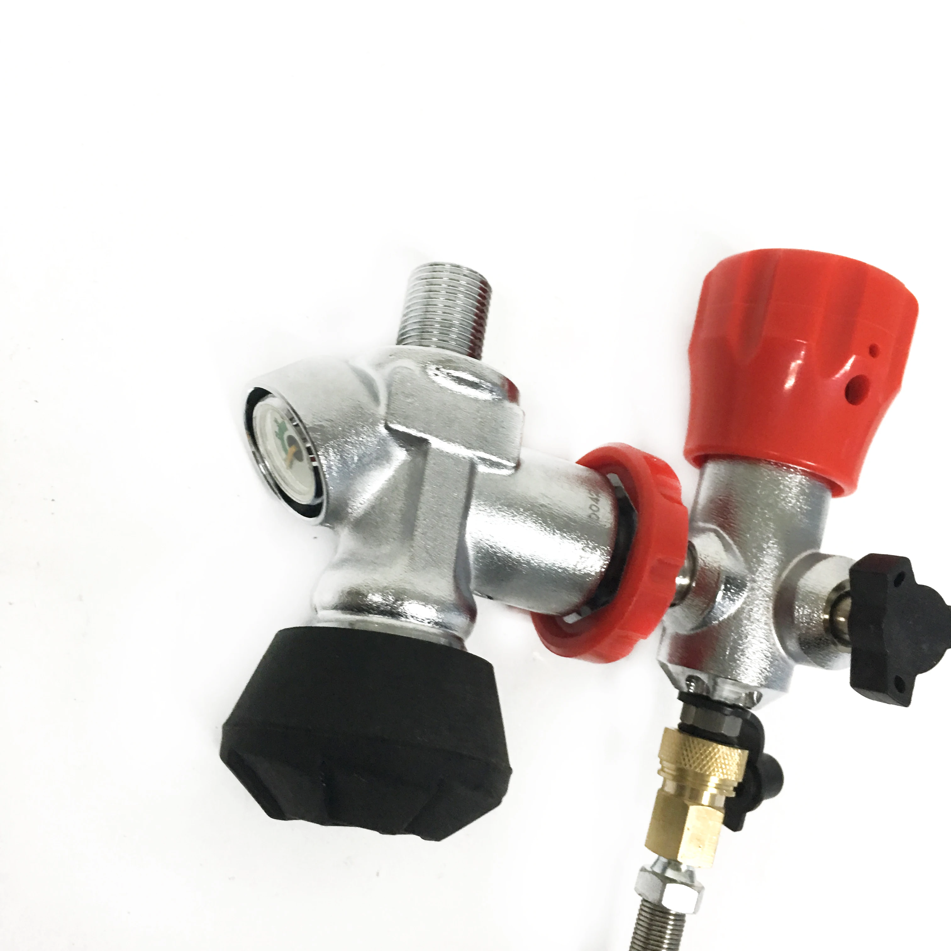 AC301 Pcp Tank Valve With Filling Station Used Filled With Compressed Air For 300Bar Pcp Air Rifle Cylinder/Paintball Tank