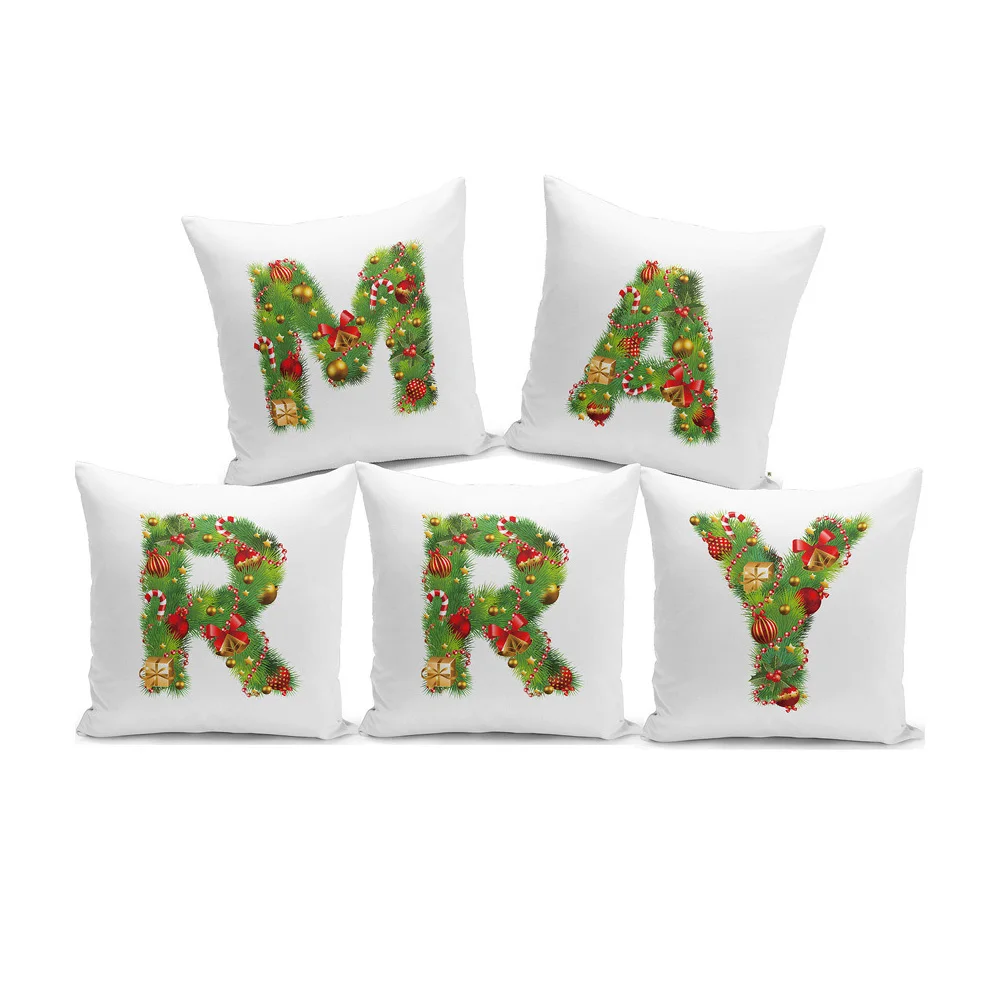 Декоративная спальня Английский алфавит экологически чистый с крышкой Рождество