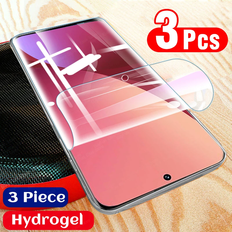 3 Pcs Hydrogel Film Per Xiaomi 12 Pro 12X Pellicola Protettiva Per Schermo Per Xiaomi 11T Pro 11I Hypercharge Pellicola Protettiva Per Copertura Compl