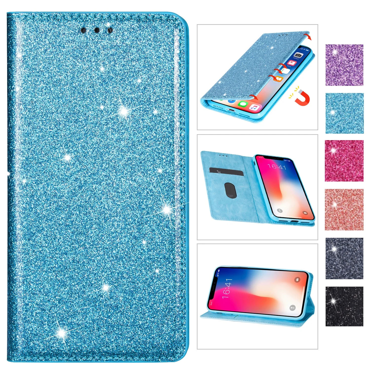 Чехол-книжка для Samsung S21 S21Plus S21Ultra S21FE S20/S10/S9 Plus A12 A22 A32 A52 A72 A82 кожа | Мобильные
