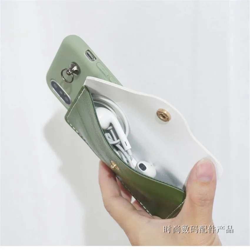 Модный простой кошелек из искусственной кожи с отделениями для карт чехол