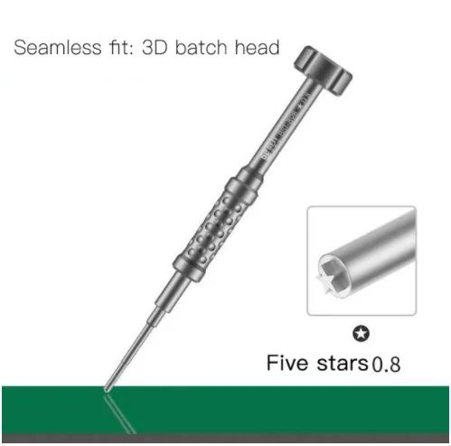 Torx 0.8 Лучший 898 3D прецизионный шуруповерт пакетный коннектор для iphone Android мобильный телефон демонтаж болт драйвер инструмент же qianli - Цвет: Torx 0.8