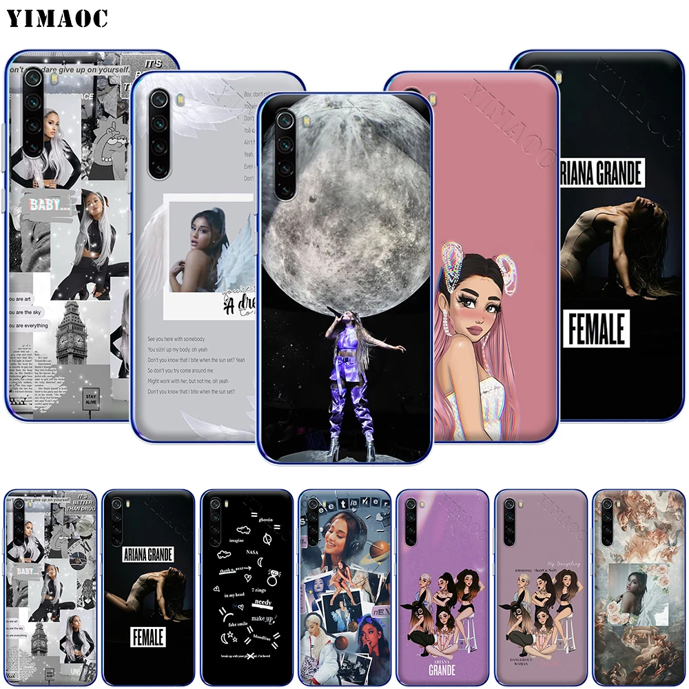 Телефонный чехол YIMAOC Call Me Angel Ariana Grande для Xiaomi Redmi Note 8 8A 7 6 5 5A Pro 4X 4A Prime Plus | Мобильные