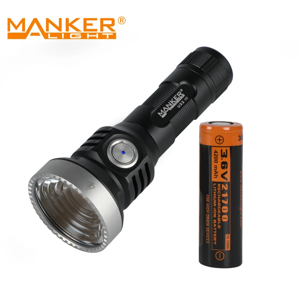 Alternatief Tentakel huiswerk Manker U22 Iii 90.2 5000 Lumens Pocket Throw Zaklamp USB C Oplaadbare  Zaklamp Met Hoge Ontlading 21700 Batterij|LED-zaklampen| - AliExpress