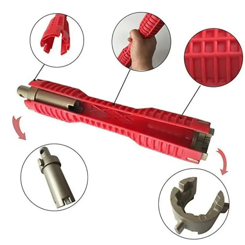 1pcs Multifunction Water Pipe Spanner Tools Faucet Sink Installer