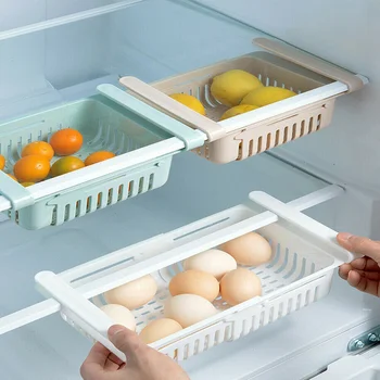 

Multi-Purpose Pull-Out Drawer Type Refrigerator Container Box Food Fruit Fresh Organizer Basket Fridge Spacer Layer Storage Bins