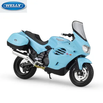 

WELLY 1:18 TRIUMPH 2002 TROPHY Diecast Simulation Motorcycle Model Collection Gift Decoration Child Metal Toy Motorbike